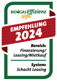 Biogaseffizienz Info - Finanzierung Leasing Mietkauf - Empfehlung 2024